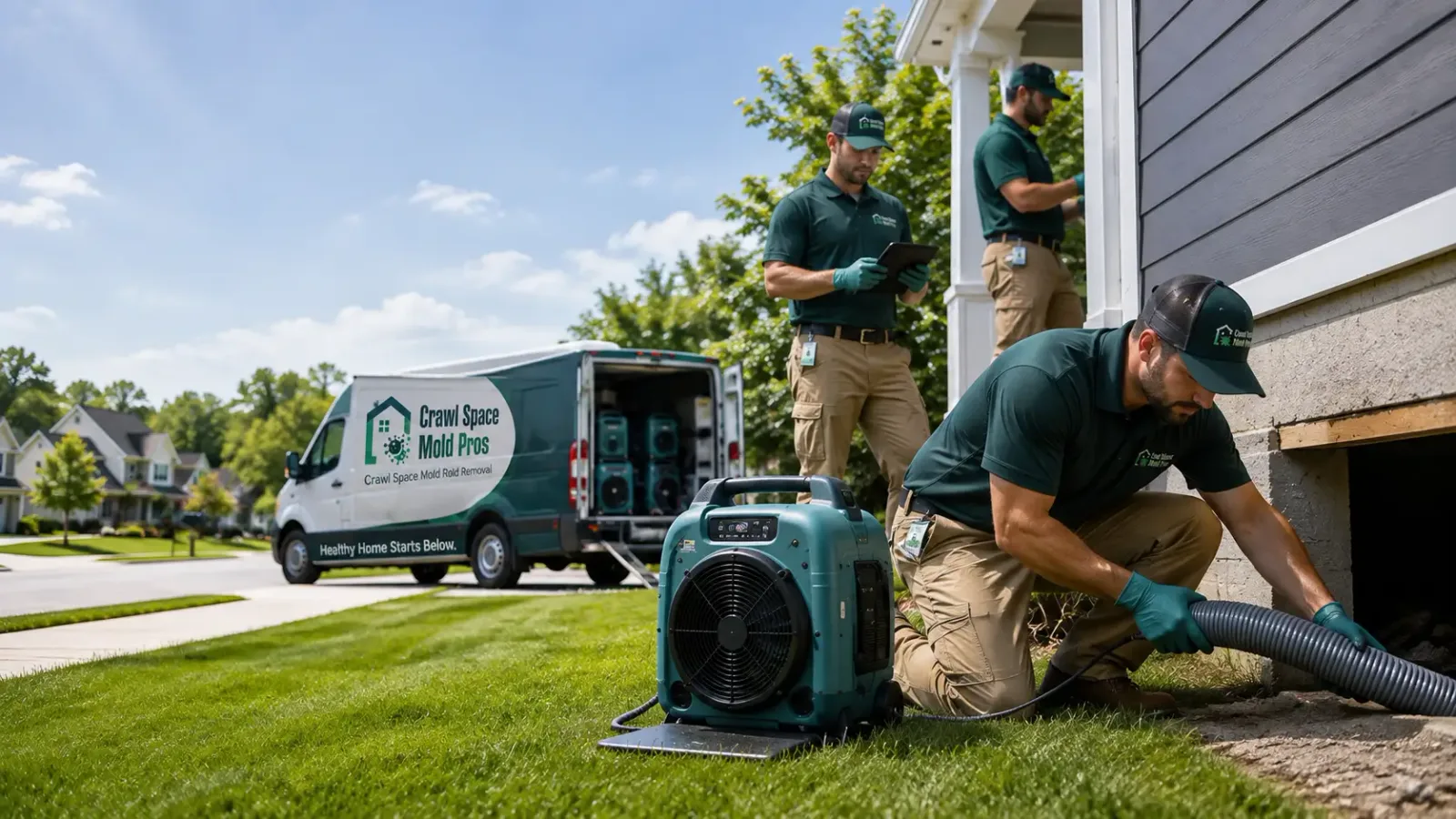 Crawl Space Mold Removal in Coldwater, KS